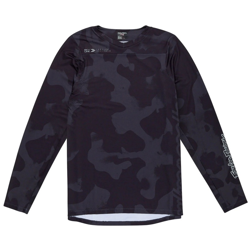 Troy Lee Designs Skyline Long Sleeve MTB Jersey – Scrubland – Black Black Small