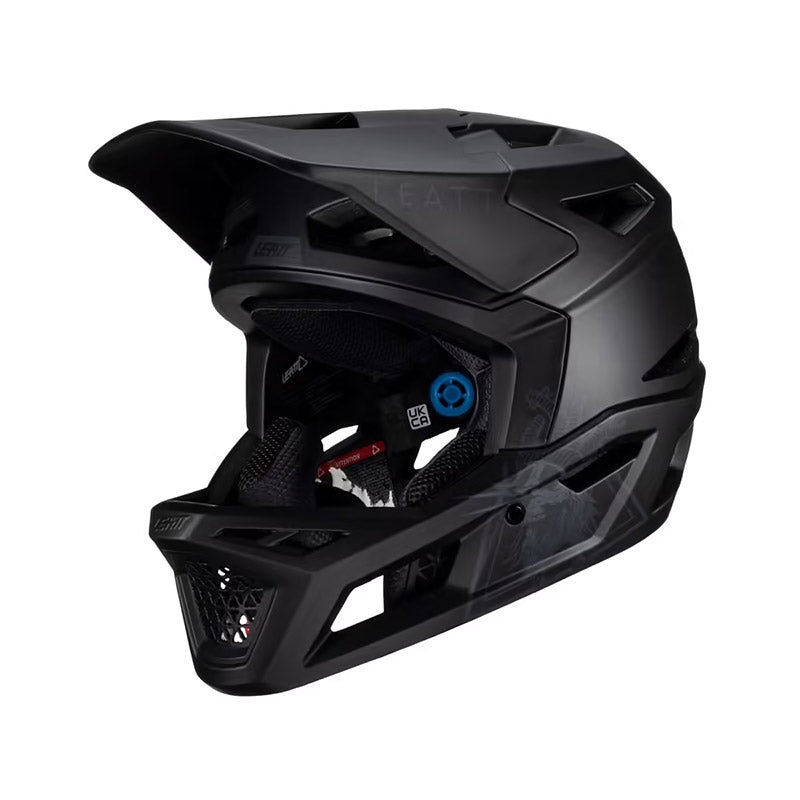 Leatt MTB Gravity 4.0 Full Face Helmet – Stealth – 2023 Stealth Small
