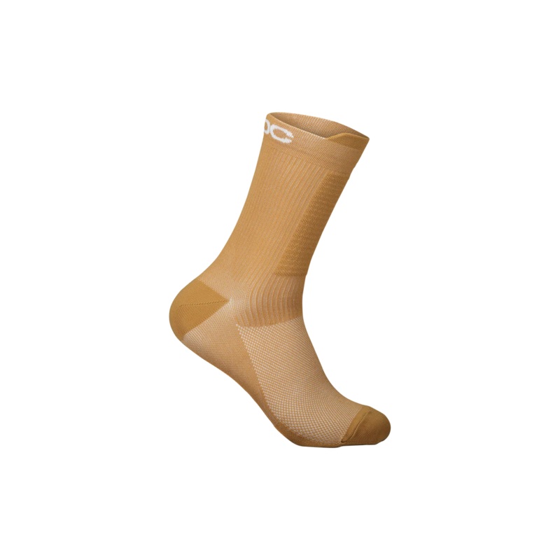 POC Lithe Mid MTB Sock – Aragonite Brown Aragonite Brown Small