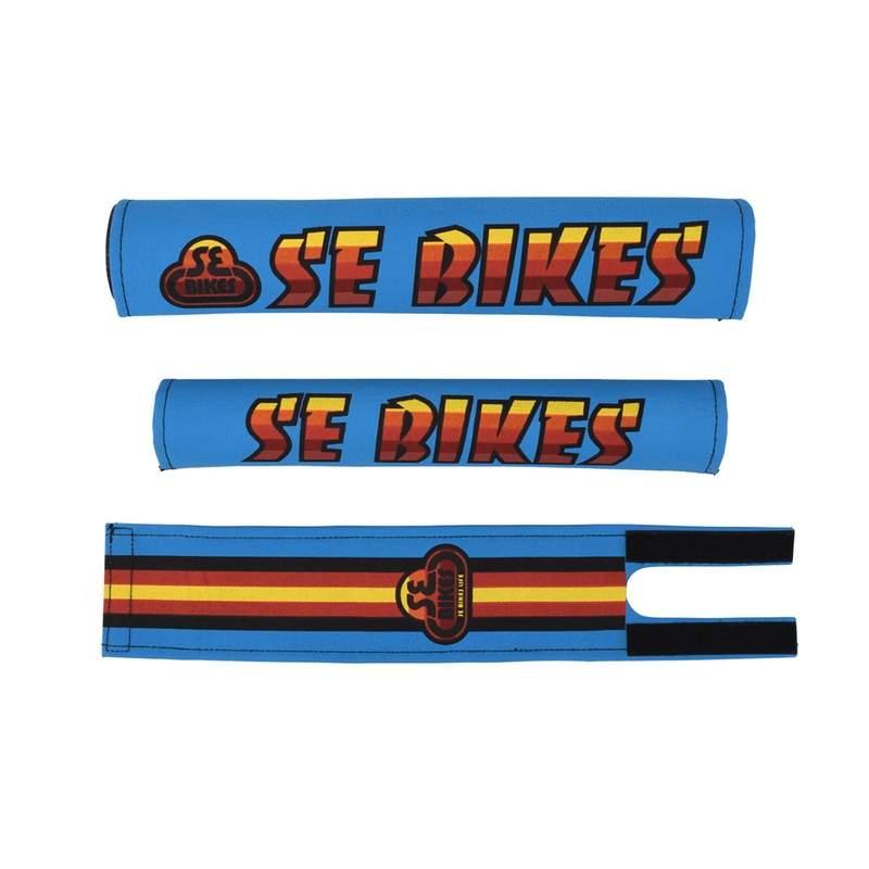 SE Bikes Racing BMX Padset Blue – Multi One Size