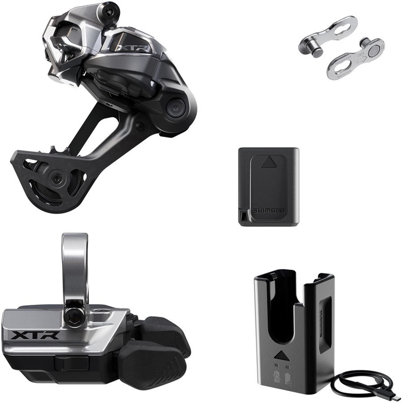 Shimano XTR M9250 Di2 Wireless Upgrade Kit – Includes M9250-SGS Rear Derailleur M9250-R  Shifter Battery Charger Quick Link
