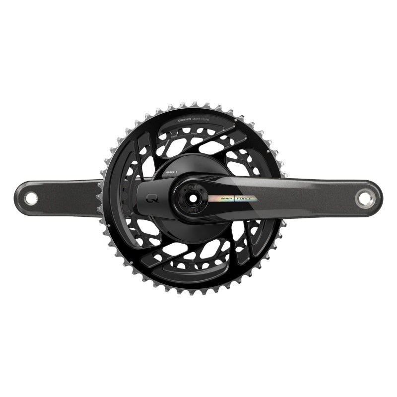SRAM Force AXS Power Meter Crankset – 172.5mm 2x 12-Speed 48/35t Direct Mount DUB Spindle Interface Iridescent Gray D2