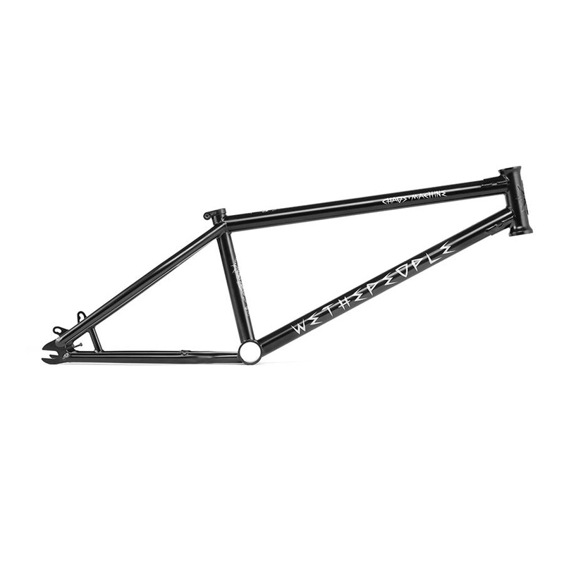 We The People Chaos Machine BMX Frame, Black, 21.7”