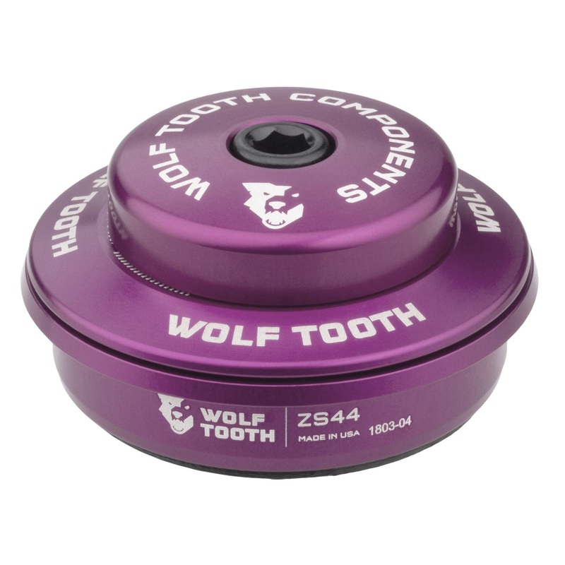Wolf Tooth Performance ZS Headset – ZeroStack Upper ZS44/28.6, 6mm Stack, Purple