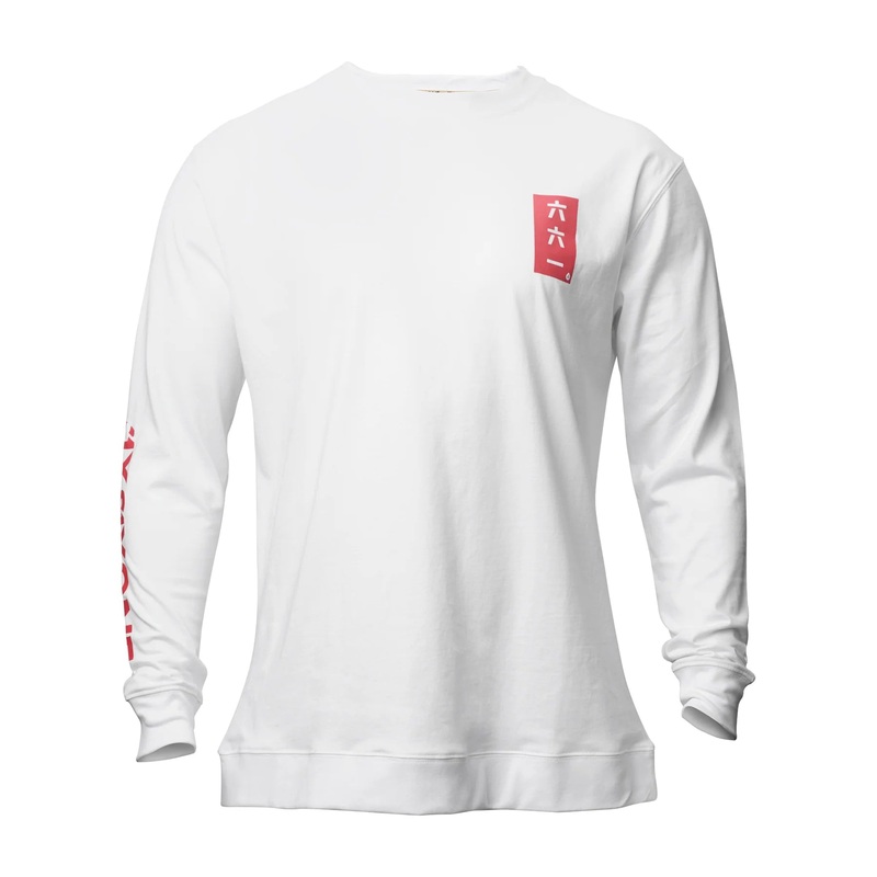 661 Isan Long Sleeve Tee – White White Large