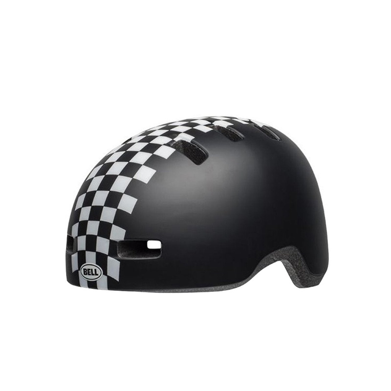 Bell Lil Ripper Child Helmet – Matt Black-White Checkers Matt Black – White Checkers One Size UNIVERSAL CHILD – 48-55CM