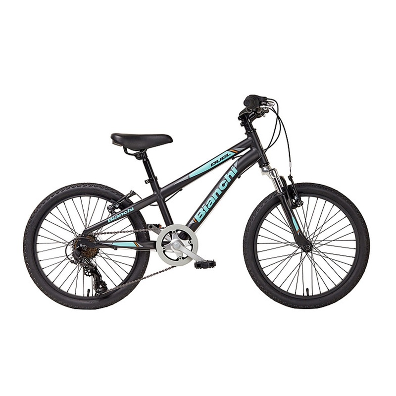 Bianchi Duel 20″ Kids Bike – Boys – Black Black One Size – 6 Speed