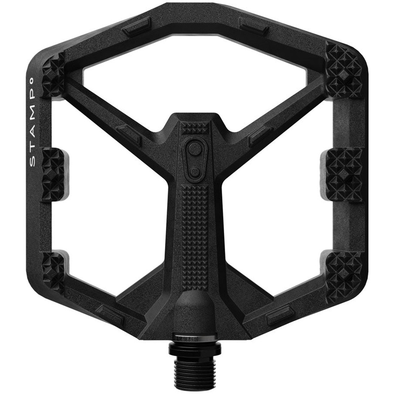 Crankbrothers Stamp 0 Pedals – Platform, Aluminum, 9/16″, Black, Large