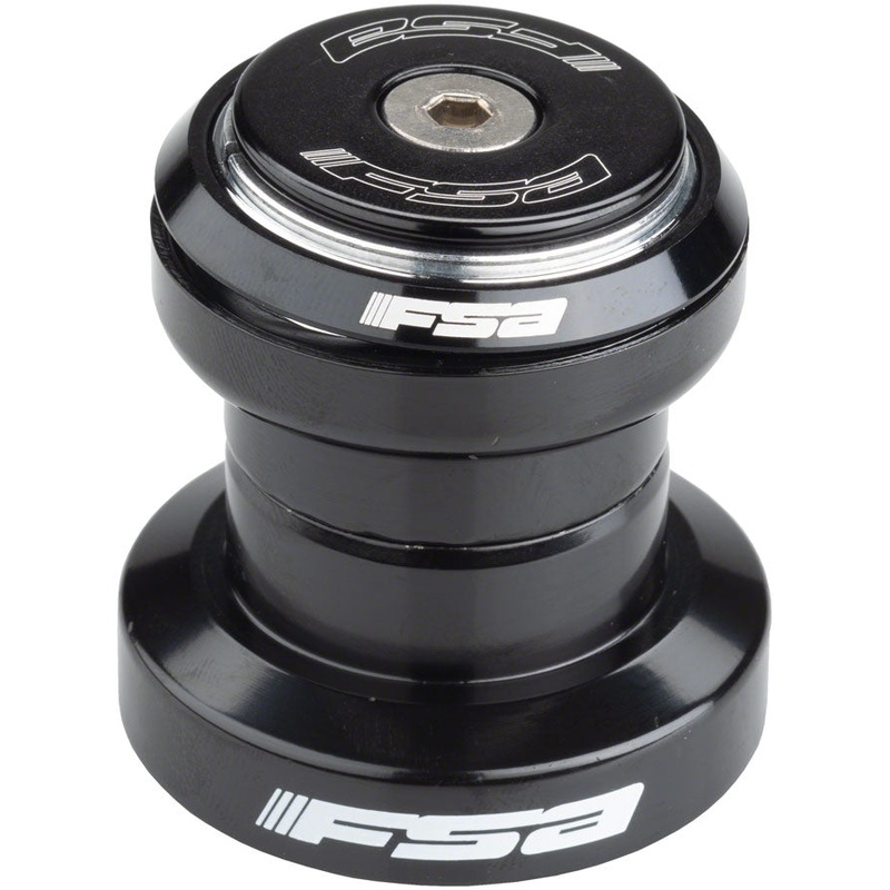 FSA The Pig 1-1/8 Threadless Headset Black Oversized Bearings 6061 Chromoly