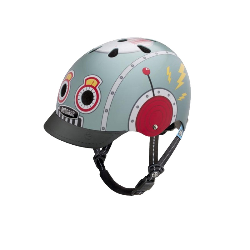 Nutcase Little Nutty Tin Robot Helmet Multi X-Small