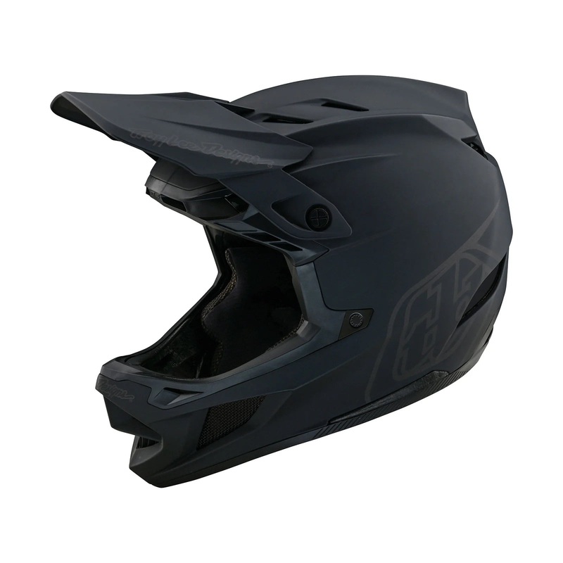 Troy Lee Designs D4 Polyacrylite Full Face Helmet with MIPS – Stealth Black Black X-Small
