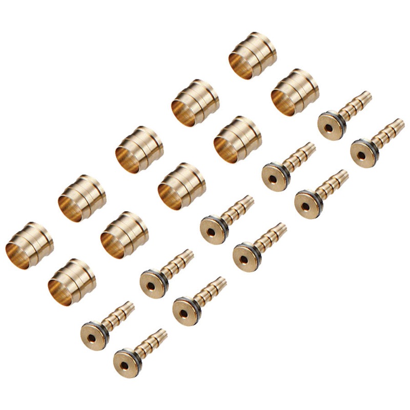 TRP Hydraulic Hose Kit – For 5.5mm, Compression Ferrules, Brass Inserts with O-Rings, 10/Each
