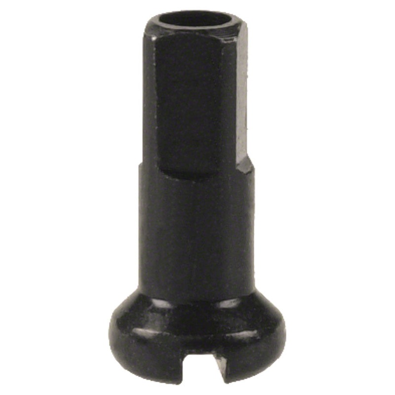 DT Swiss Standard Aluminum Alloy Spoke Nipples 2.0 x 12mm Black Box of 100