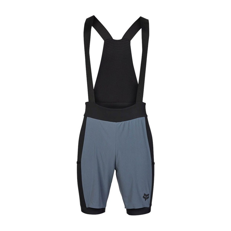 Fox Racing Flexair Ascent Cargo Bib Short – Graphite Gray Graphite Gray Medium