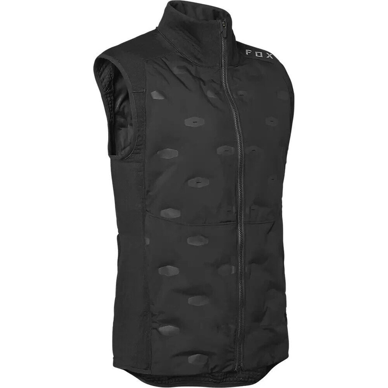 Fox Racing Windbloc Fire Cycling Vest – Black Black Small