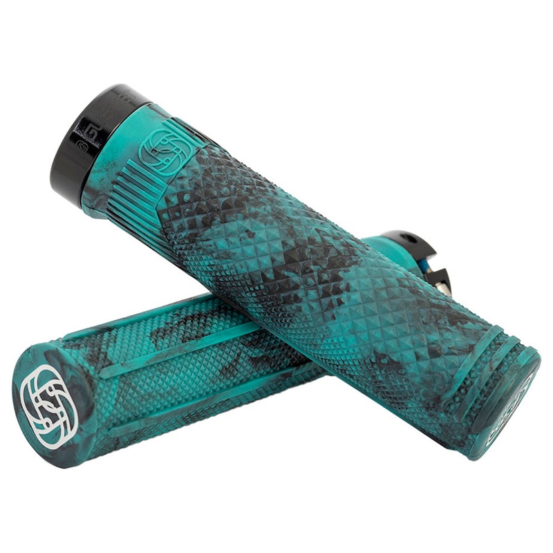 Gusset S2 X-Soft Grips, Black/Teal – Pair