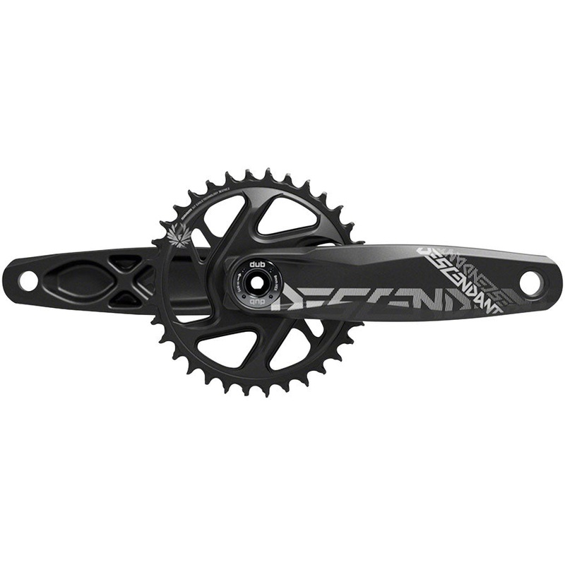High-Performance Downhill Cranksets | Lightweight Aluminum, DUB Spindle, SRAM Direct Mount, 10/11-Speed for Aggressive MTB & Freeride Cycling 165mm