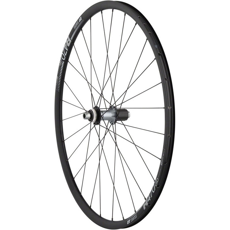 Quality Wheels Ultegra/DT R470db Rear Wheel – 700 12 x 142mm Center-Lock HG 11 MTN BLK