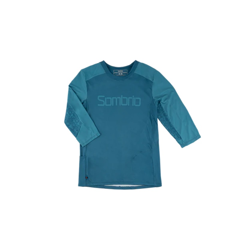 Sombrio Altitude 2 Long Sleeve MTB Jersey – Boreal Blue-Midnight Blue Boreal Blue – Midnight Blue X-Small