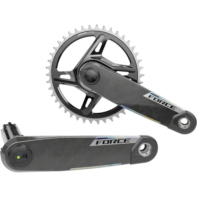 SRAM Force 1x XPLR AXS Power Meter Wide Crankset – 172.5mm, 12/13-Speed, 42t, 8-Bolt Direct Mount, DUB PM Spindle,