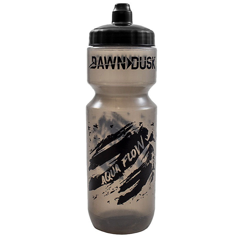 Dawn To Dusk 25oz Aqua Flow Bike Water Bottles with Pop ‘n Loc Cap  BPA-Free, Biodegradable, Spill-Resistant Cycling Hydration Accessories Aqua Flow