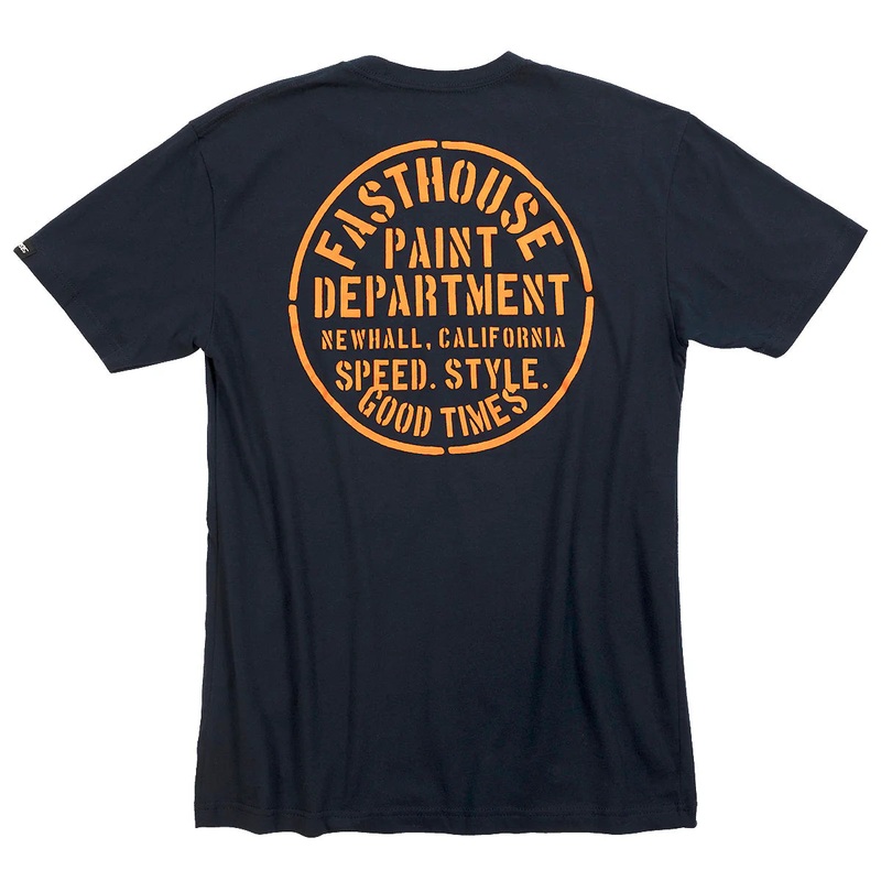 Fasthouse Paint Dept Tee – Navy Navy Small