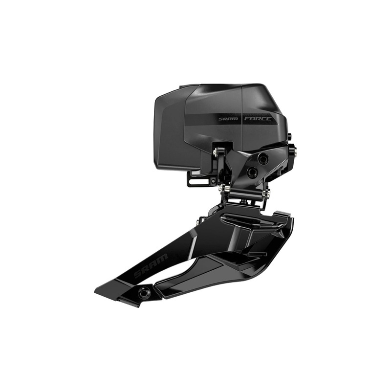 Front Der SRAM Force AXS Braze-on Black/Chrome