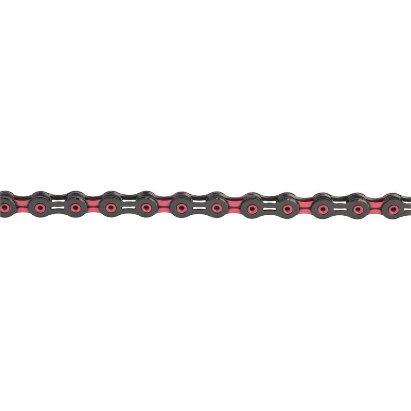 KMC DLC 11 Chain – 11-Speed, 118 Links, Black/Pink