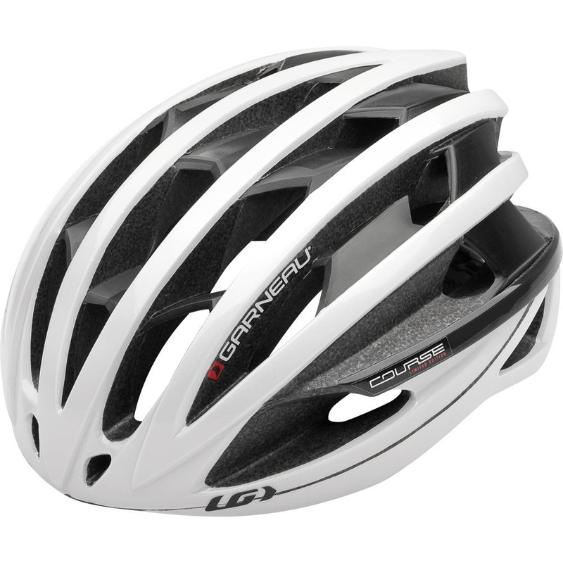 Louis Garneau Course Road Helmet – White White Medium