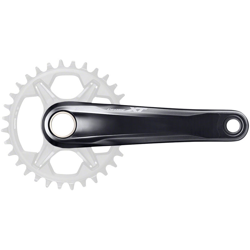 Shimano DEORE XT FC-M8130-1 Crankset – 170mm, 12-Speed, Direct Mount, Hollowtech II Spindle Interface, Black