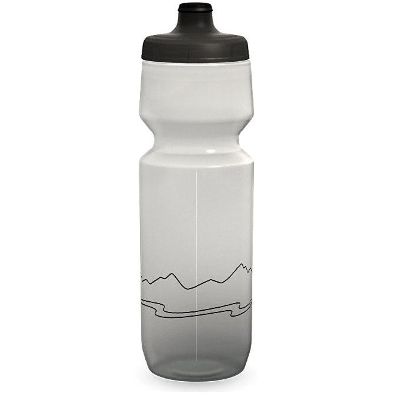 Specialized Purist 26 oz Glass-Like Water Bottle with MoFlo Mountain Cap  Odor-Free, Flexible, Silicon Dioxide Infused Hydration Accessory 26