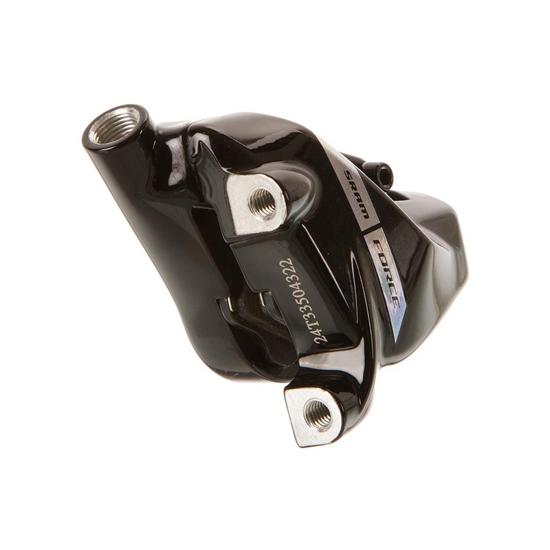 SRAM Force AXS eTap Hydraulic Disc Brake Caliper Assembly – Front Rear Flat Mount Iridescent Gray D2