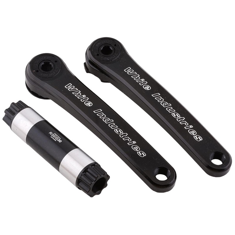 White Industries G30 Gravel Cranks, 30mm Spindle, 170mm, Black