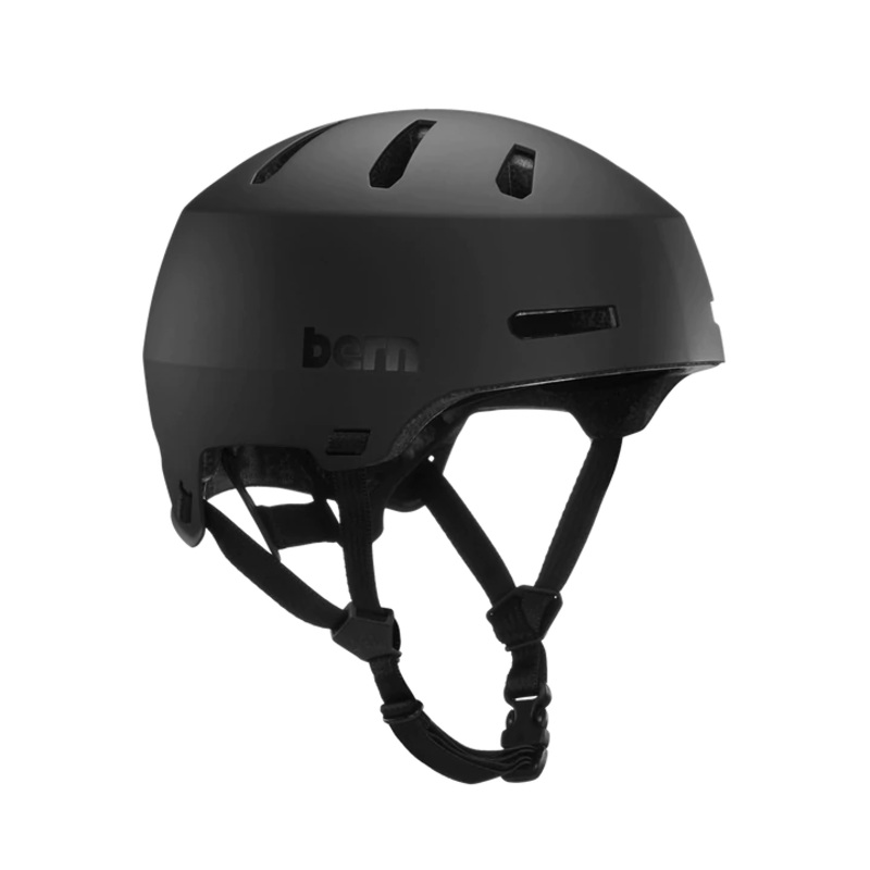 Bern Macon 2.0 Helmet – Matt Black Matt Black Small