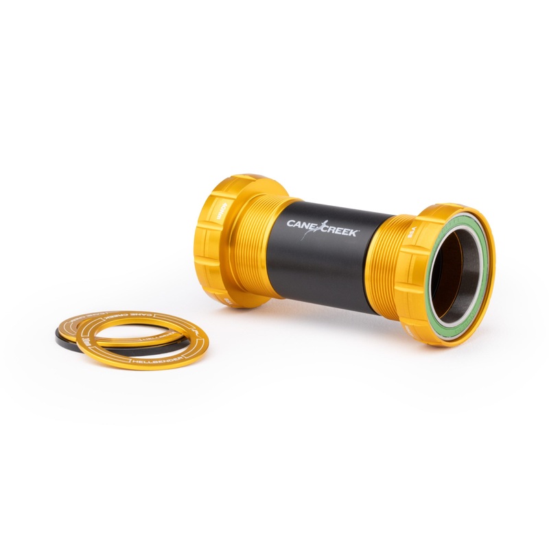 Cane Creek Hellbender 70 Bottom Bracket – BSA – DUB – Gold Gold