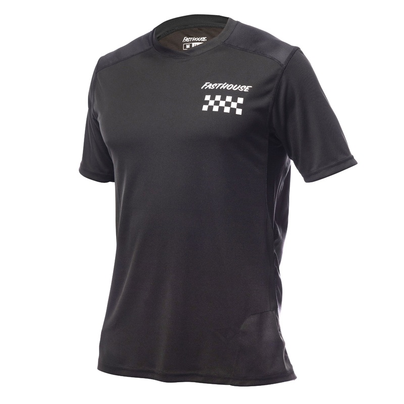 Fasthouse Alloy Rally Short Sleeve MTB Jersey – Black Black Small