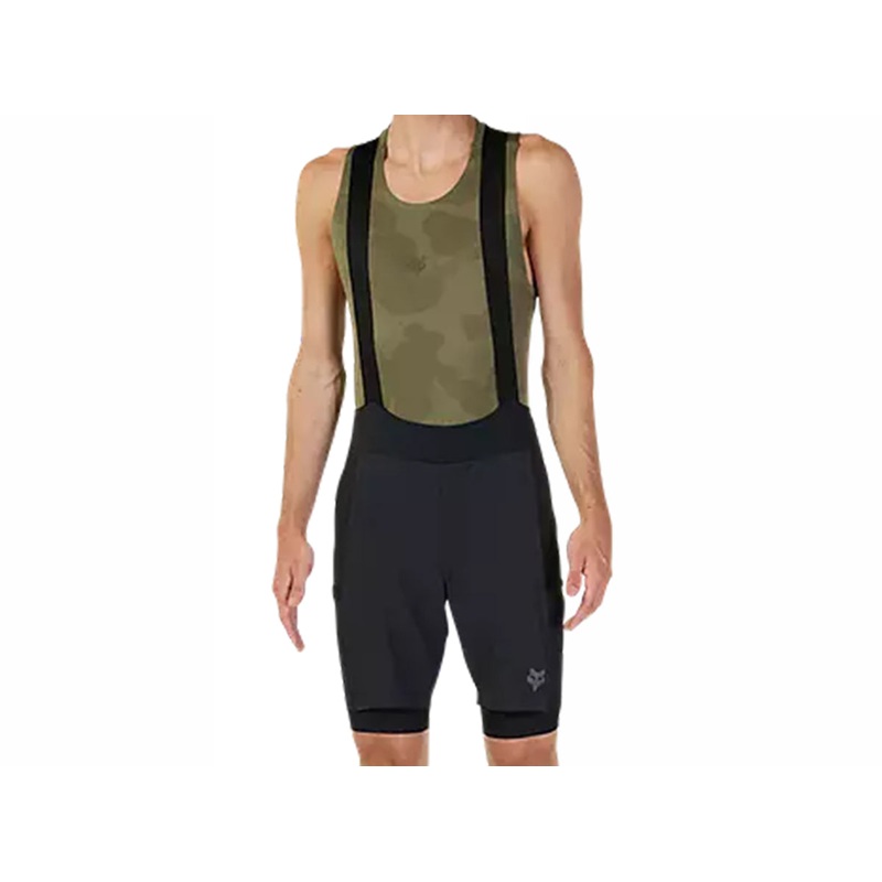 Fox Racing Flexair Ascent Cargo Bib Short – Black Black Small