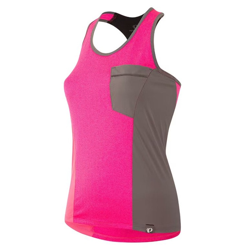 Pearl Izumi Select Escape Tank – Womens – Screaming Pink Herringbone Screaming Pink Herringbone X-Small