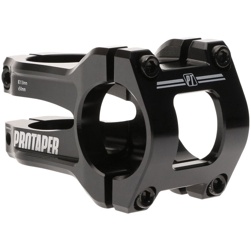 ProTaper Vice Trail Stem – 50mm 31.8mm Clamp +/-0 1 1/8″ Aluminum Black