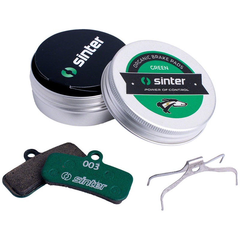 Sinter Green s2032 Compound Organic Disc Brake Pads – Shimano D Type, Sinter Type 003, One Pair
