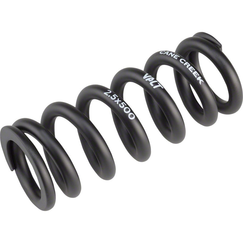 Cane Creek VALT Lightweight & Steel Coil Shock Springs  High-Performance, Durable, Lighter Springs for MTB and Mountain Bike Suspension 2.50”x500lbs