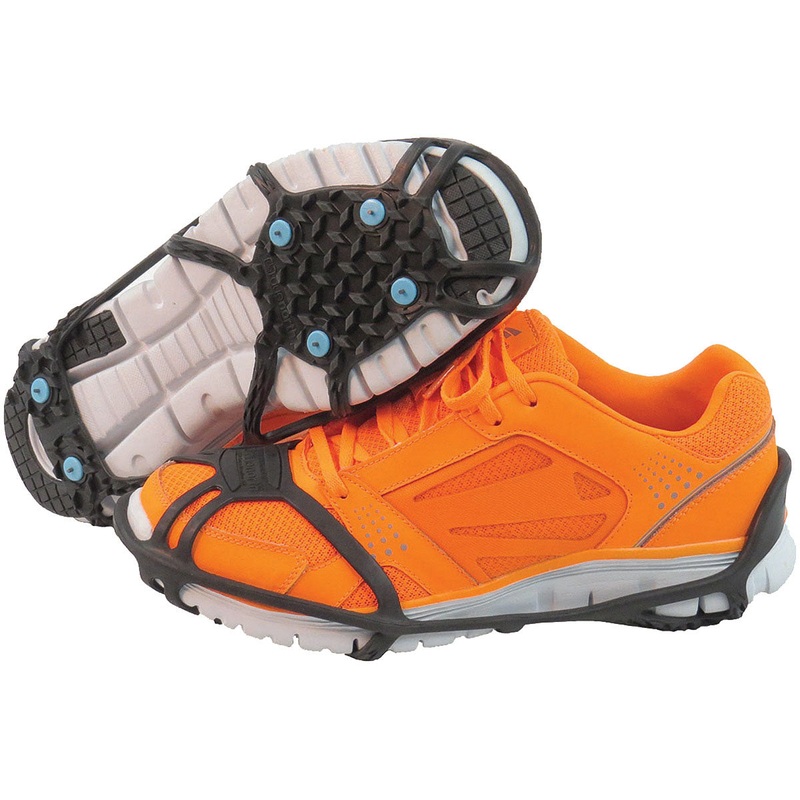 Due North Winter Traction Cleats for Ice & Snow | Lightweight, Durable, Secure Fit, Compact Design for Walking & Running in Icy Conditions SM M