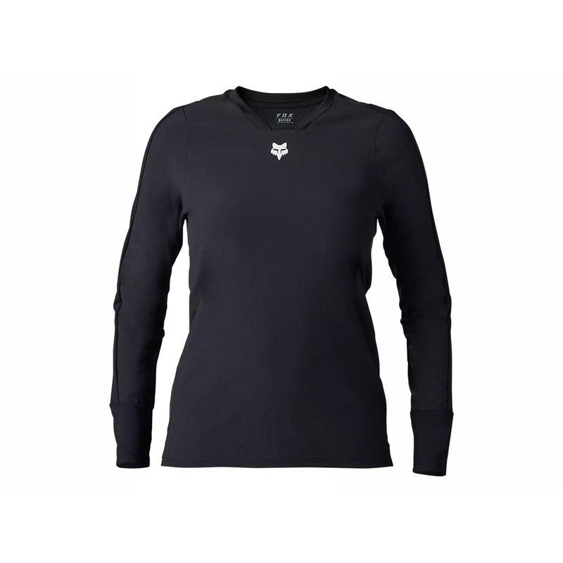 Fox Racing Defend Thermal Long Sleeve MTB Jersey – Womens – Black Black X-Small