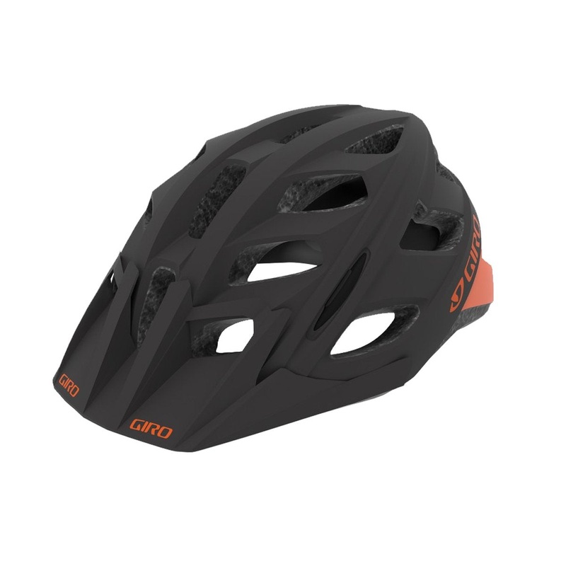 Giro Hex MTB Helmet – Matt Black-Orange – 2019 Matt Black – Orange Medium