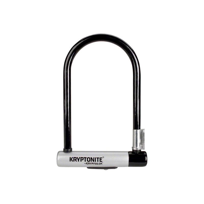 Kryptonite KryptoLok MTB U-Lock – Black-Gray Black – Gray 5 x 9″