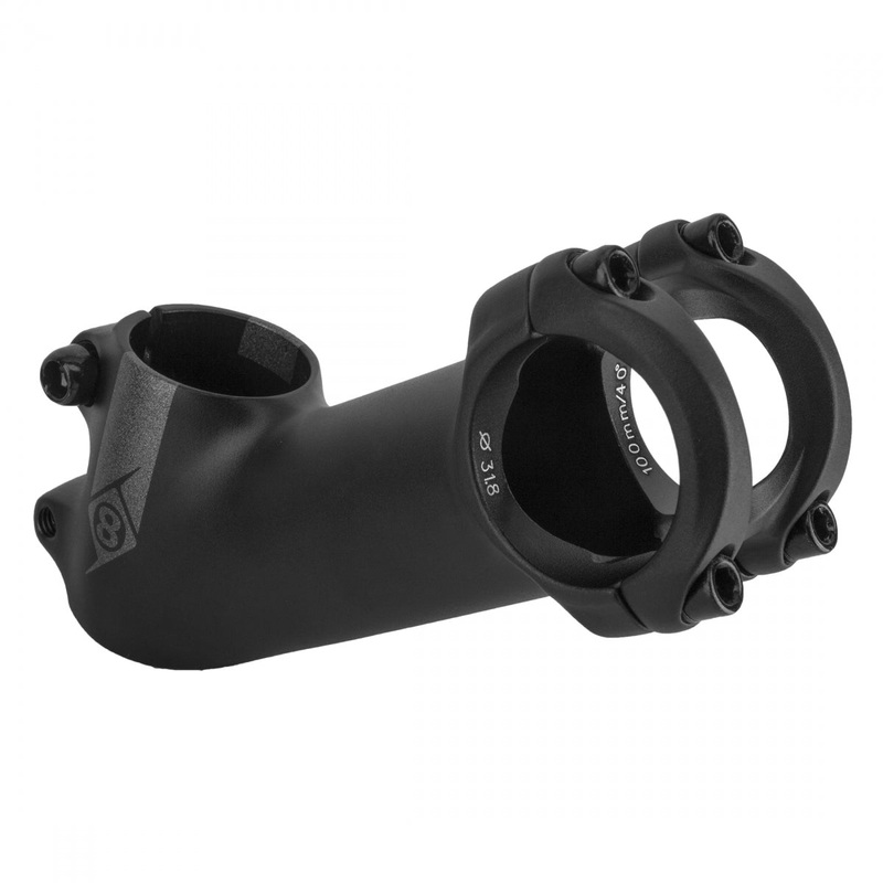 Origin8 Everland MX/GX 40deg Stem Bar Clamp 31.8mm 110mm 40 Deg Black Aluminum