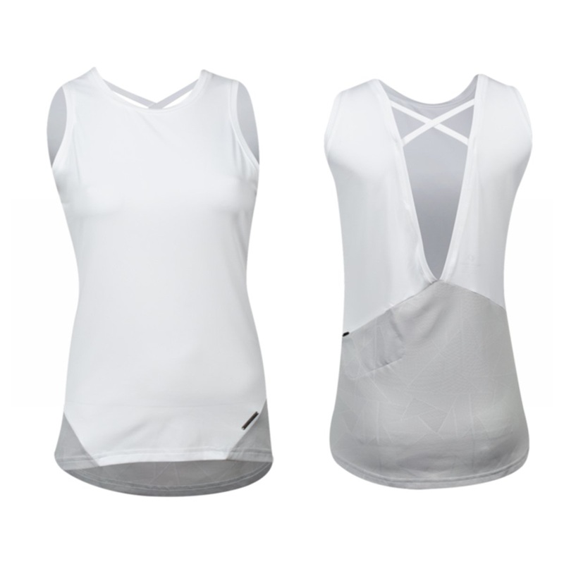 Pearl Izumi Wander Tank – Womens – White-Fog White – Fog Medium