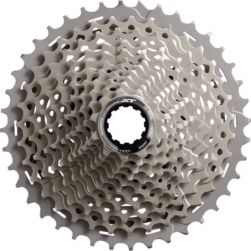 Shimano Deore XT CS-M8000 Cassette – 11 Speed, 11-46t, Gray