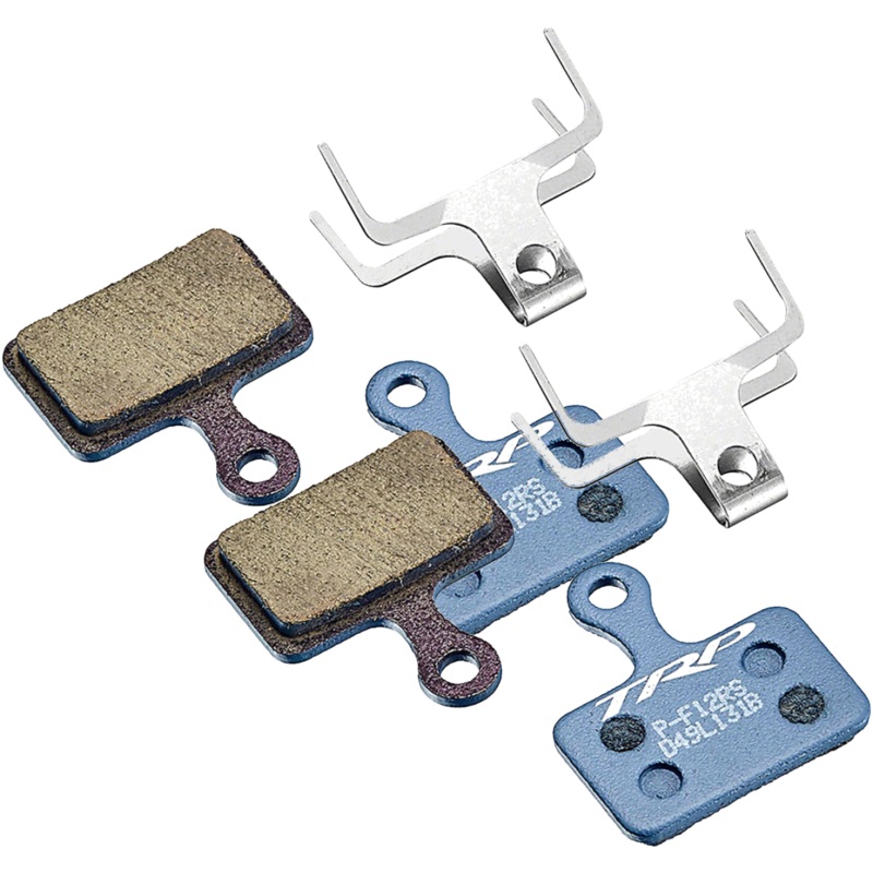 TRP P-F12RS Resin Disc Brake Pads for Flat Mount 2-Piston Calipers High-Performance, Heat-Stable Brake Pads