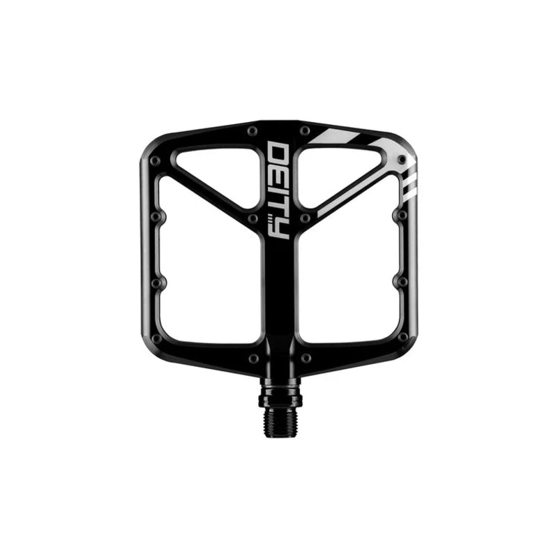 Deity Components Supervillain Flat Pedals – Black Black
